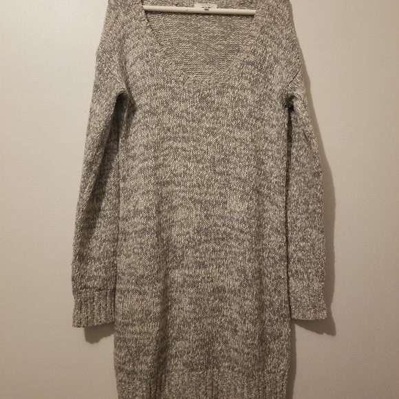 Talula grey/White Heather sweater tunic knit - Picture 1 of 2